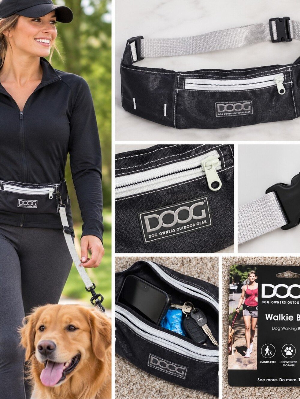 Walkie Belt - Black Dog Waist Pack